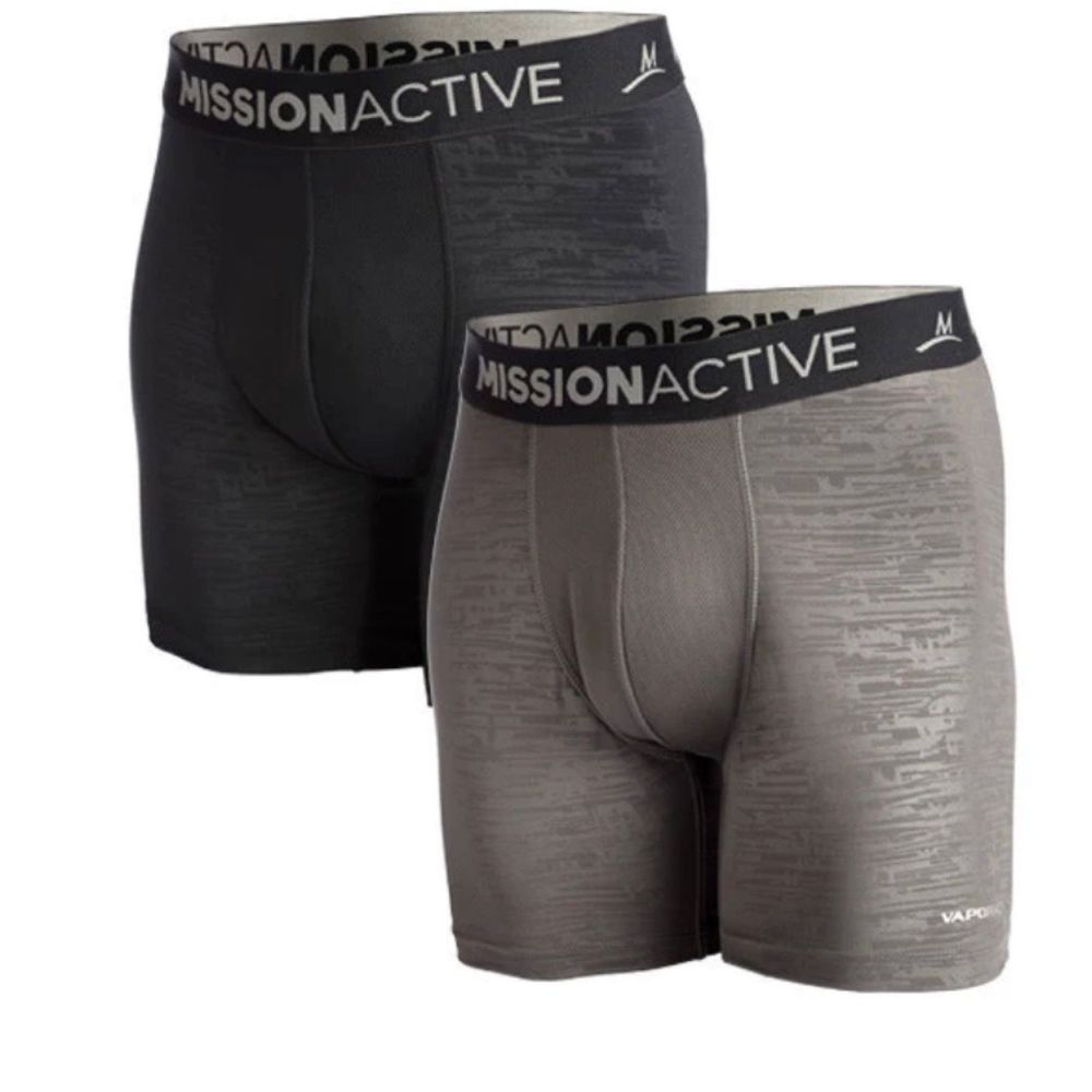 Mission Men 2 pack Vaporactive Boxer Briefs